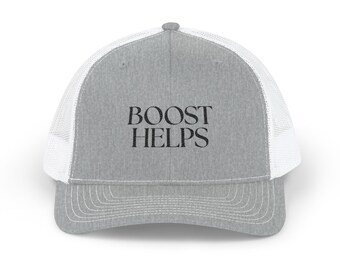 Boost Helps Trucker Cap | Embroidered Mesh Snapback