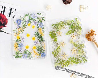 Real pressed flower iPad case for iPad Pro Air 11" 13" 2025/2026,iPad Air 6 5 4 case,iPad 12th/11th Gen 2026 2025,iPad Pro 2022 12.9",mini 7