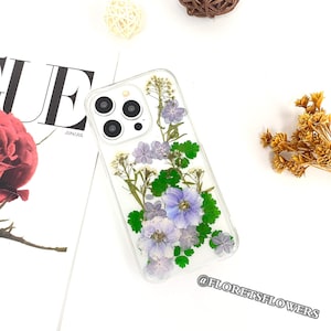 Pressed flower phone case for iphone 16 15 pro max 12 13 14 15 16e plus,samsung s24 s25 edge a56 a55 case,Google Pixel 9A 8 7 pro case