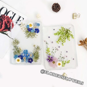Echte gepresste Chrysantheme Hülle für iPad Pro Air 11"13" 2024/2025,iPad Air 6 5 4 case,iPad 10th/11th gen 2025,iPad Mini 7 2024,iPad Mini 7 2024."