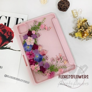 Klappe gepresste blume hülle mit Auto Sleep Wake up für xiaomi Pad 7 6 6s Pro 12.4, oneplus Pad 2 Hülle