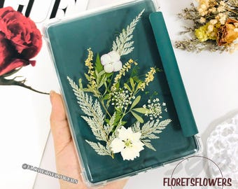 Pressed nature flowers kindle case for paperwhite 12th gen,kindle 6 2024,kindle oasis case,paperwhite 11th 10th gen,7 inch kindle case 2024