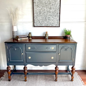 SOLD **** Antique Victorian Buffet, Entryway Console