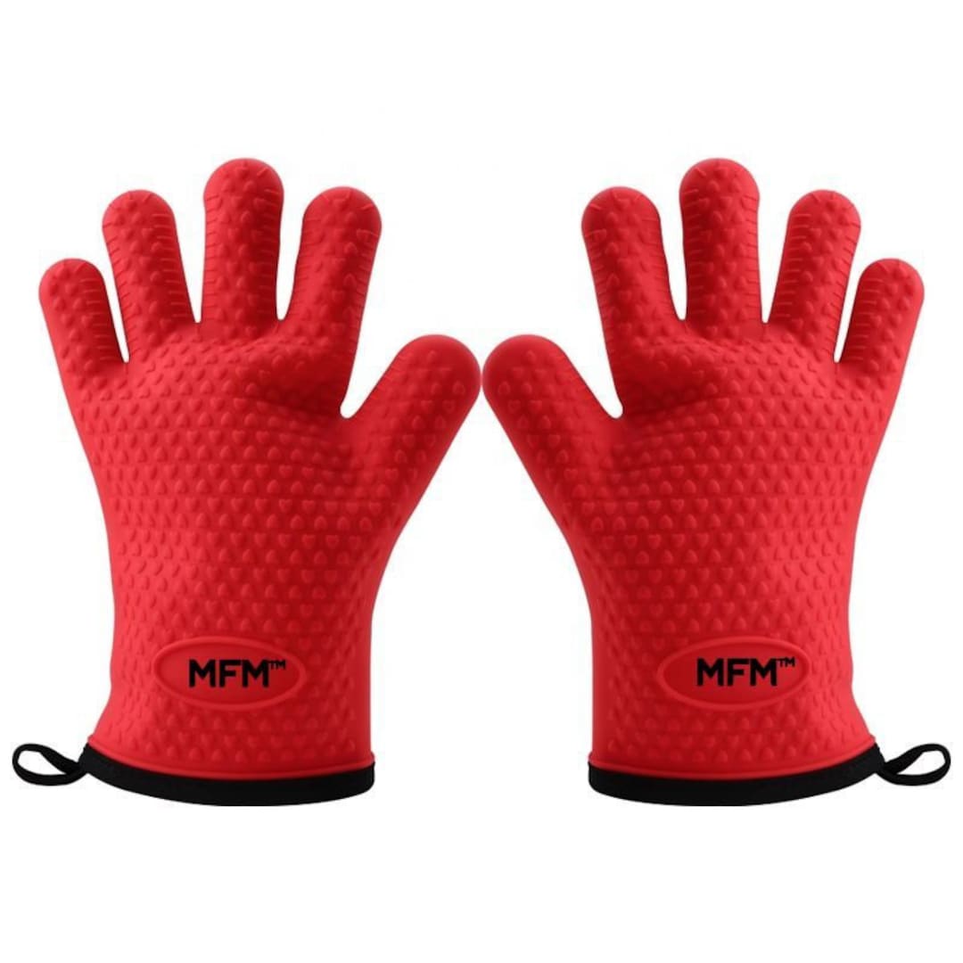 Silicone Cooking Gloves Heat Resistant Oven Gloves for Your BBQ, Smoker