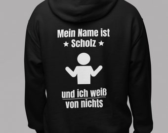 Hoodie (Unisex) "Scholz" (Backprint)