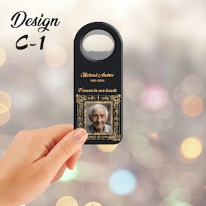 In Loving Memory, Memorial Favors for Guest, Bulk Personalized Funeral Favors, Bottle Opener Magnet, Remembrance Gift