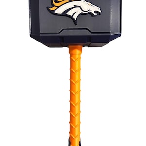 3D Printed Denver Broncos Thor Hammer