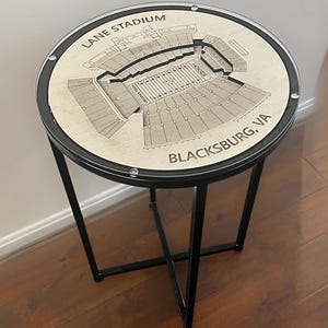 3D Holz College Football Stadion Beistelltisch - Sport Home Bar Decor