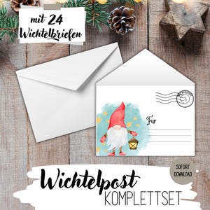 Secret Santa letters to print | Secret Santa post | Christmas elves | Secret Santa accessories | Christmas | Advent calendar/Advent