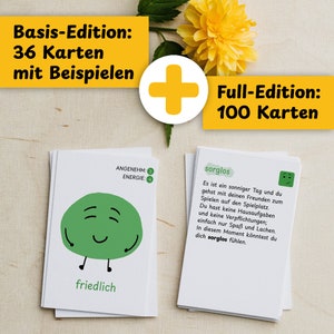 eMochi Flashcards | Emotionskarten | Emotionen | Gefühlskarten | Gefühle | Karten | Emotionale Intelligenz | Deutsch | Digitaler Download