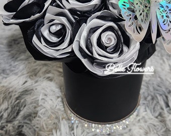 Box Bouquet With Eternal Roses