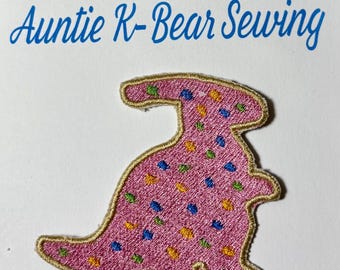 Frosted Animal Cookie Dinosaur Patch