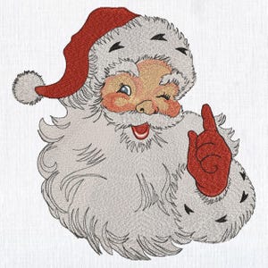Santa Claus Embroidery Design: Festive Christmas Pattern (Digital Download)