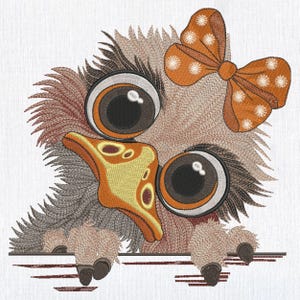 Cute Peeking Ostrich Machine Embroidery design, Funny Birds Embroidery File, Pes embroidery pattern. 8 Sizes Instant download