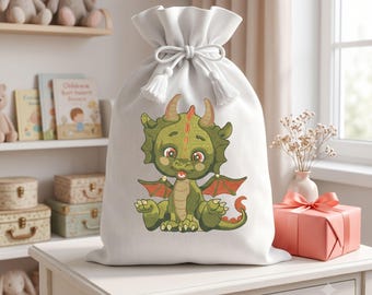 Baby draak cadeauzakje rugzak machine borduurwerk ontwerp digitaal downloadbestand