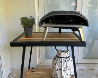 Outdoor Pizza Oven Table. Grill Table. Pizza Oven Stand / ooni stand