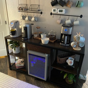 Custom Coffee Drink Bar with Refrigerator space image 1