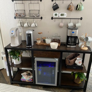 Custom Coffee Drink Bar with Refrigerator space image 2