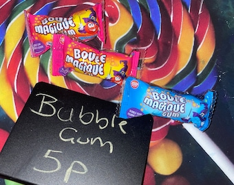 Mini bubble gum