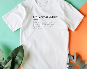 Camiseta de Universal para adultos/Disney para adultos, camiseta de viaje familiar a Universal Studio, camiseta de Universal Studios, camiseta de grupo de Universal Studios, camiseta divertida