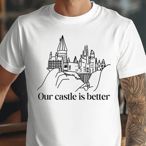 ADULT Our Castle is Better Tee, Universal Studio Family Trip T-shirt, Universal Studios Trip Tee, Universal Studios Group T-shirt