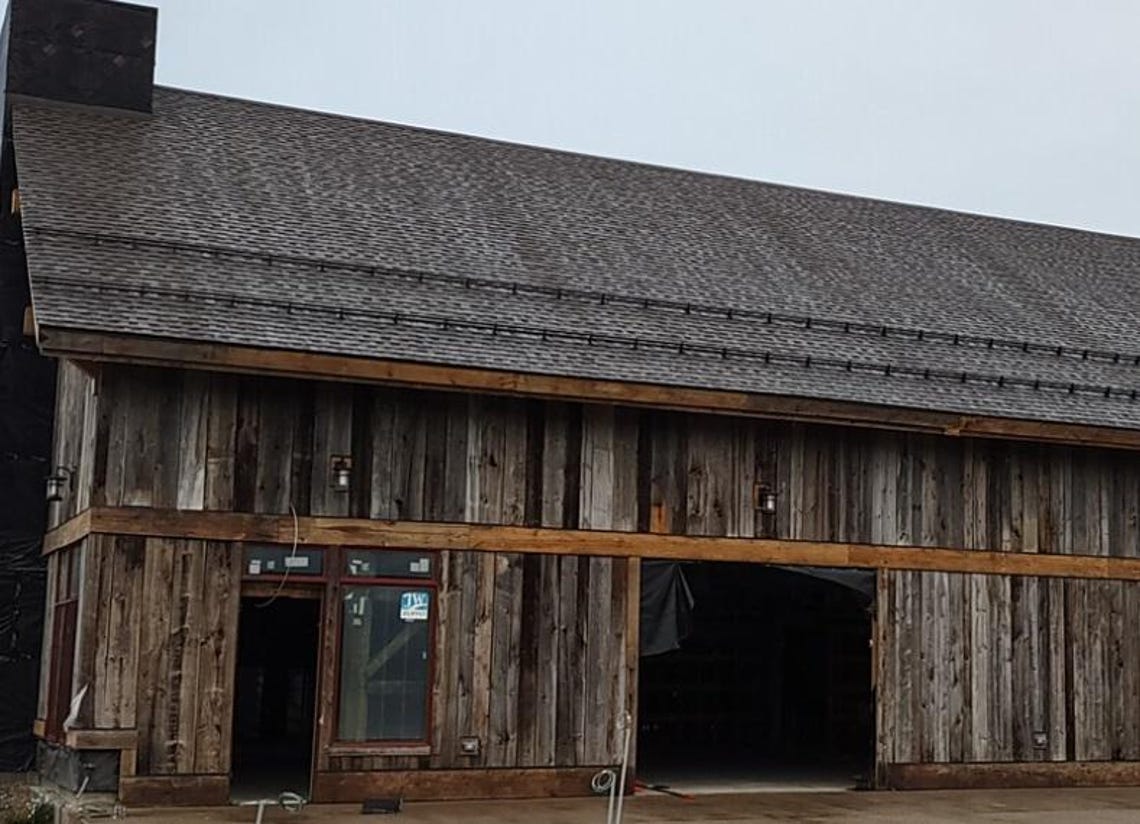 Rustic Gray Barn Siding Accent Wall Material Sample - Etsy