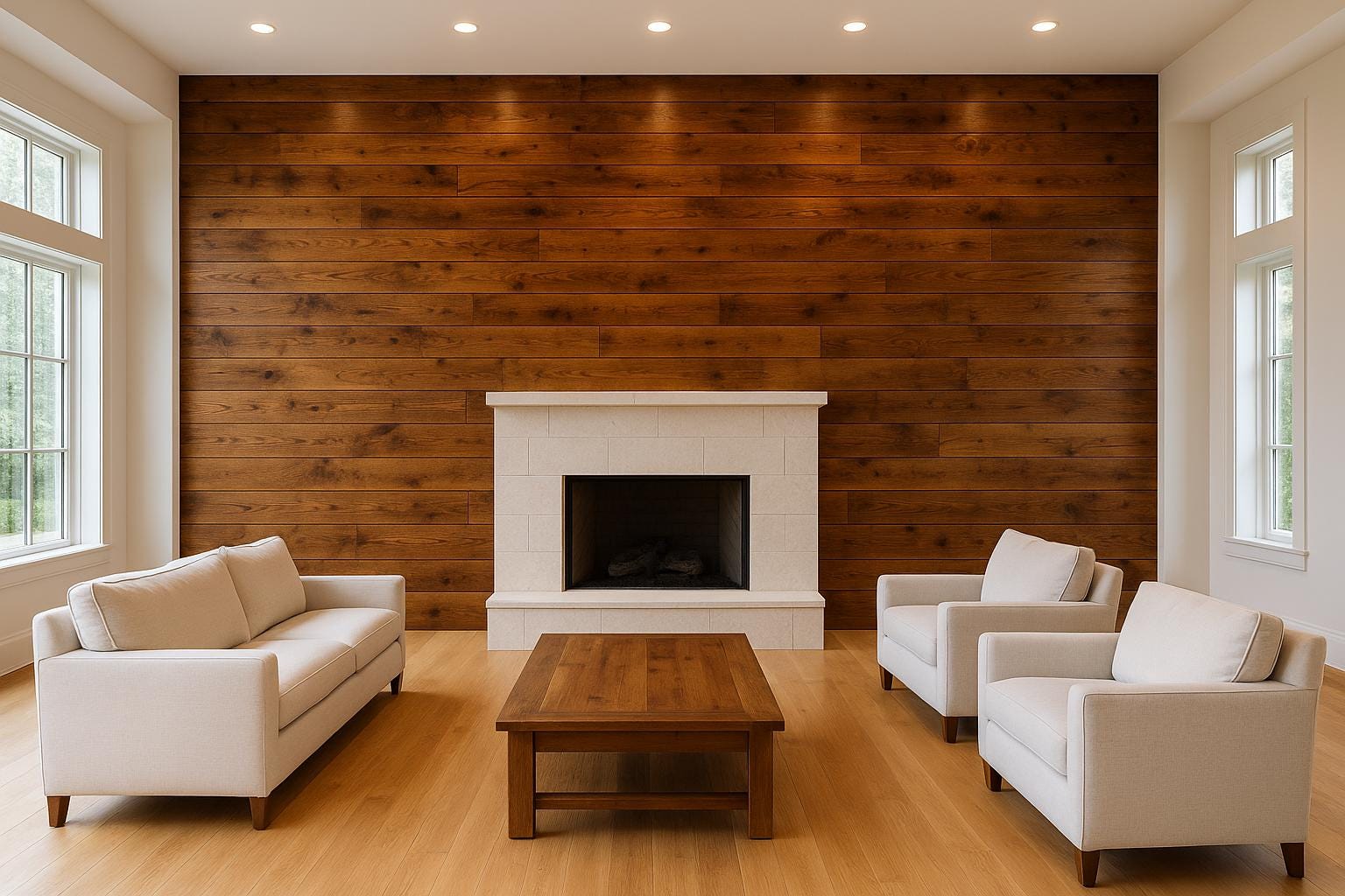 Rustic Maple Ceiling & Wall Cladding – Mixed or Single Widths, Beveled ...