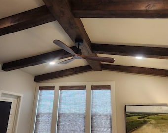 Sample- Custom Knotty Alder Box Beams