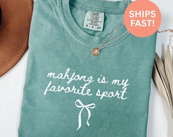 Maglietta Comfort Colors® Mahjong è il mio sport preferito Maglietta divertente Mahjong Regalo per giocatore di Mahjong Maglietta per amanti del Mahjong Maglietta da gioco
