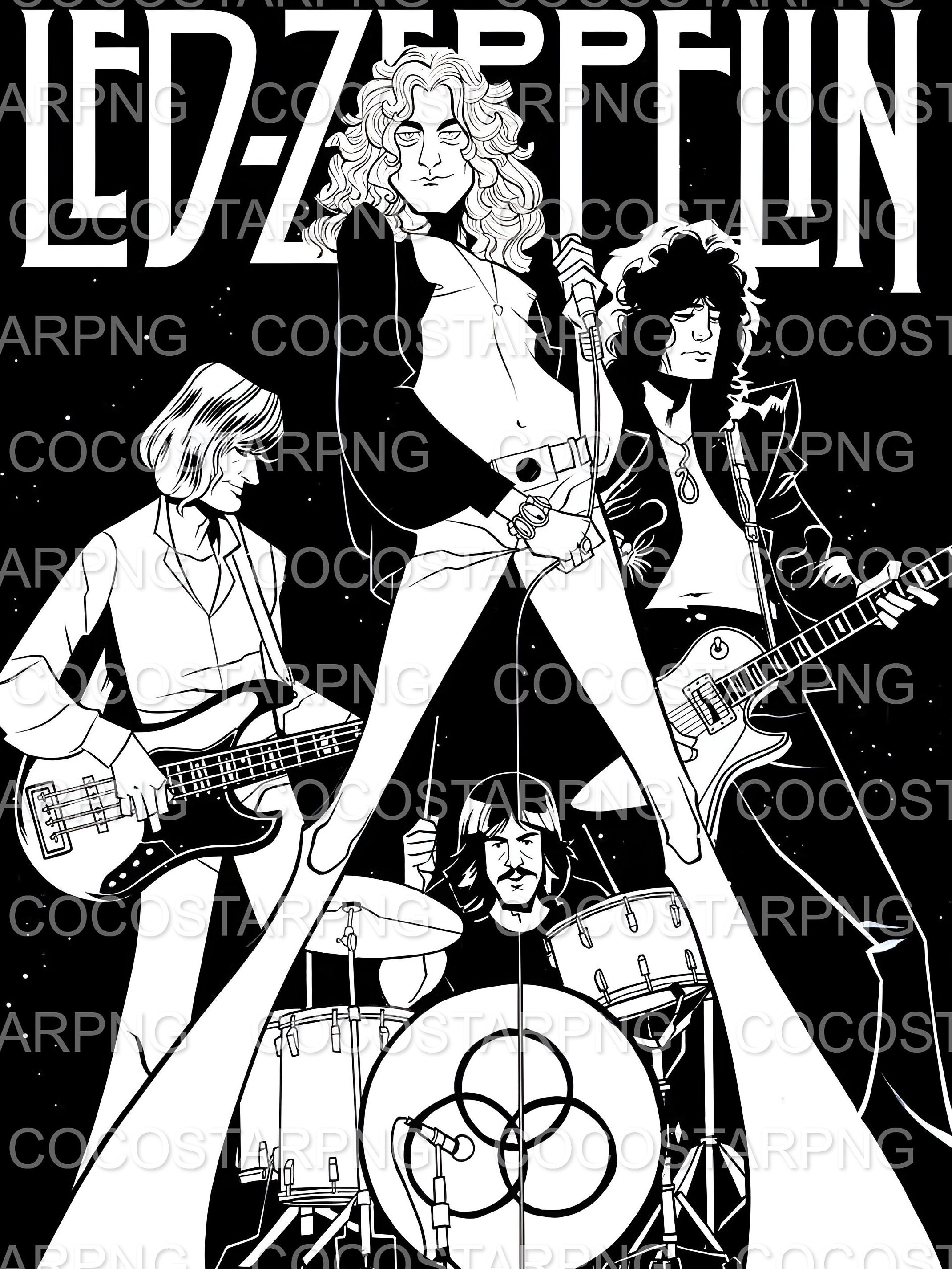 Led Zeppelin I Led Zeppelin PNG I Led Zeppelin Arts I Led Zeppelin Band ...