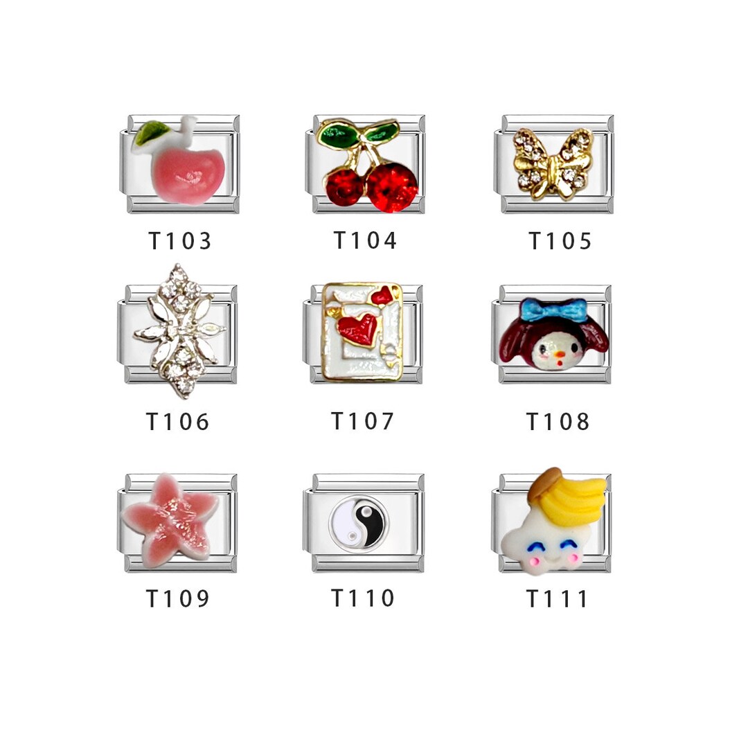 Italian Charms 9mm Traditional Classic Type Italian Modular Charm