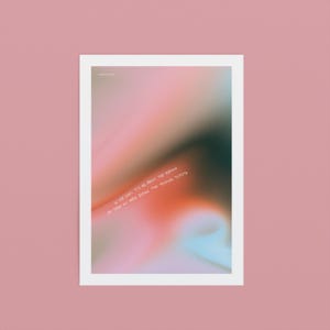 Buying two festival tickets Poster | Print mit Verlauf und Spruch | Modern Wall Art für Poesie- & Interior-Liebhaber