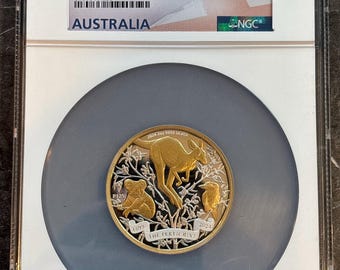 2024 P125- Australia- Perth Mint- 2 Oz- Gilt- NGC- PF70UC