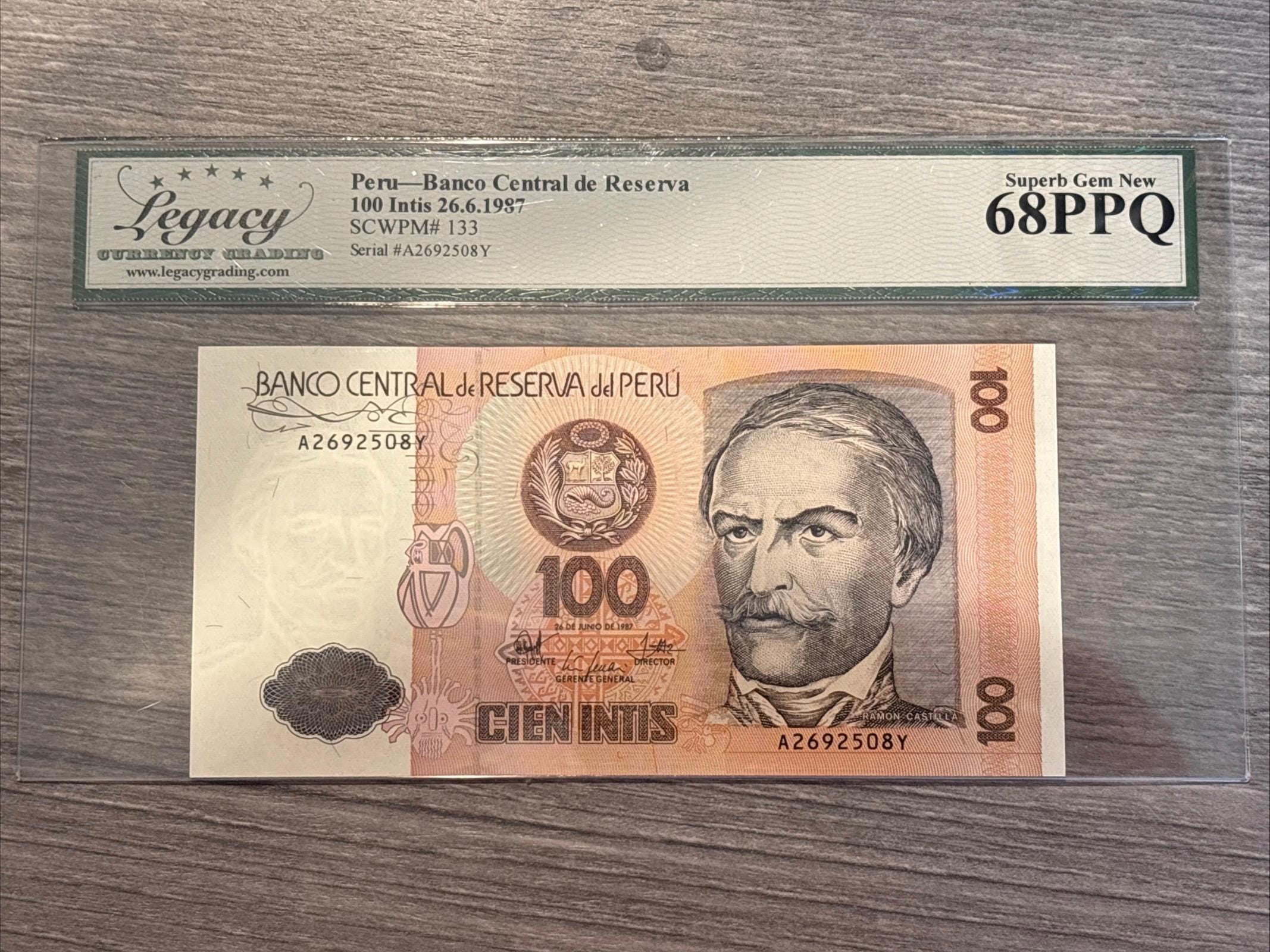 Peru Banknotes - Etsy