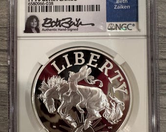 2022 P- American Liberty Silver Medal-NGC PF70UCAM-Advance Releases- Beth Zaiken (2 remaining. Choose the serial numbered slab you desire)