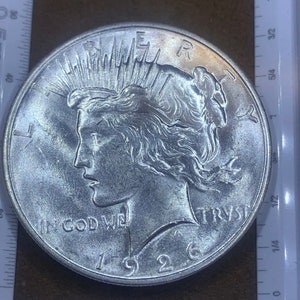 1926-D Peace Dollar- CH - MS+