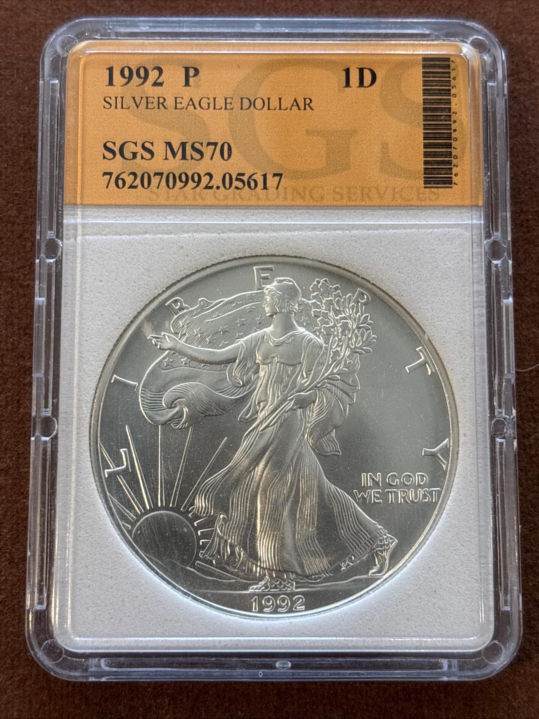 り*す様 1992年アメリカンイーグル銀貨 1992年 イーグル 銀貨 1オンス 1ドル シルバー コイン