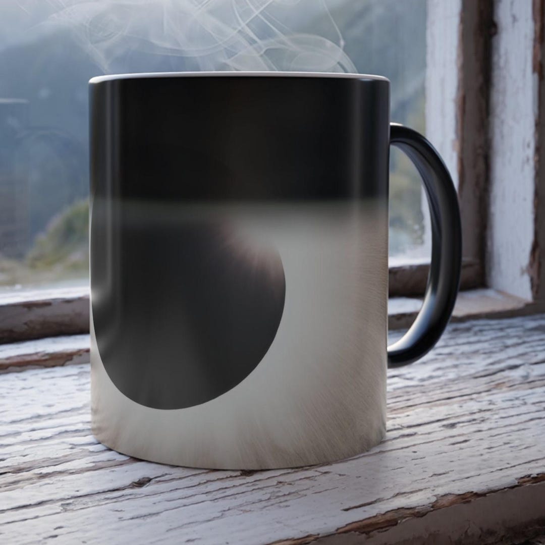 Total Eclipse Color Morphing Ceramic Mug | 11 Oz. Size - Etsy