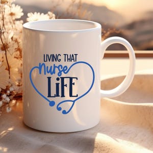 Nurse saying white ceramic mug | Nurse tea cup | Coffee mug Gift | Workday drinkware | Office Gift | Healthcare | Gift under 25 | Ships Free