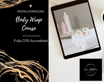 Body Wrap-kurs, DIGITAL NEDLADDNING, Fullständigt fortbildningsackrediterad, Body Wrap-träning, Viktminskningskurs i Body Wrap