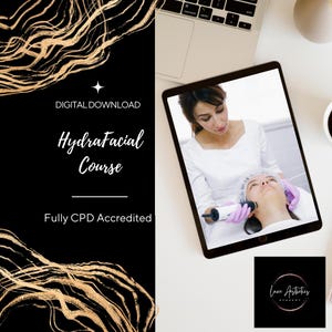 HydraFacial Course | Fully CPD Accredited | Advanced Skincare Training | Learn Online at Your Own Pace