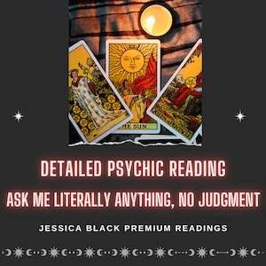 Non-Tarot Blind 3 Question Psychic Reading - Ask Me Anything - Detailed Response- Spiritual Future Medium Reading -Predictions Reading