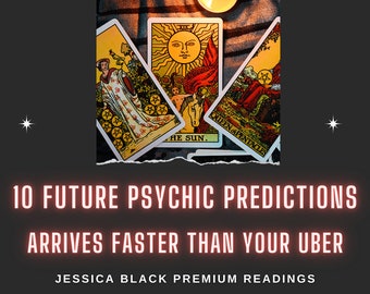 10 Future Tarot Card Predictions, Spiritual Reading, Detailed Tarot Psychic Reading, Future Medium Predictions, Fast and Professional