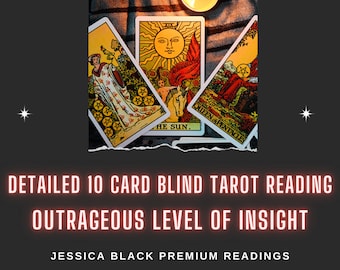 Detailed Celtic Cross Tarot Blind Reading, Psychic Medium Reading, In-Depth Tarot Reading, 2024 Future Predictions, Fast and Professional