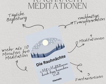 12  geführte Meditationen zu den Rauhnächten