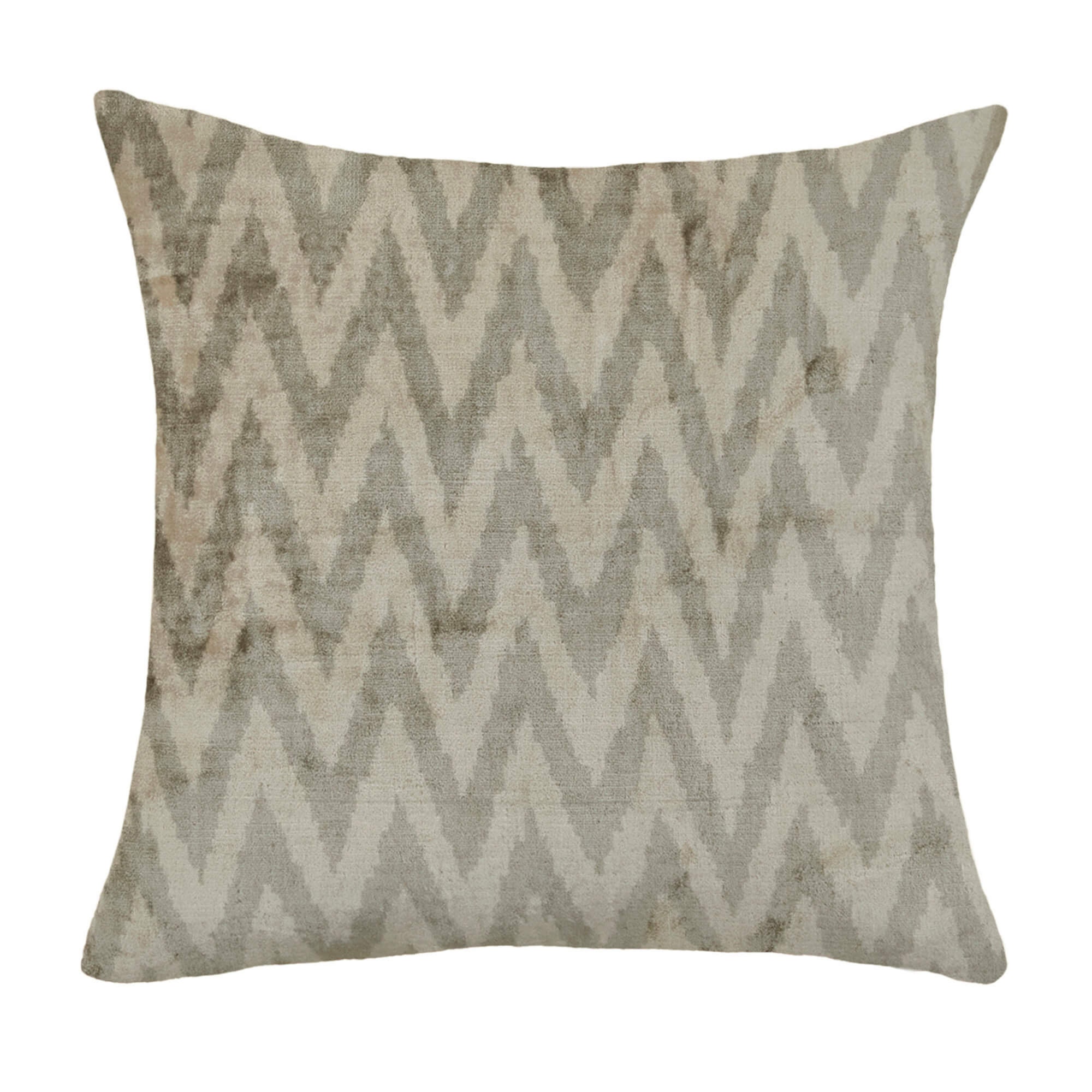 15x15 Pillow, 19x19 Pillow, 23x23 Pillow, Velvet Ikat Cushion, Silk Velvet Cushion Cover