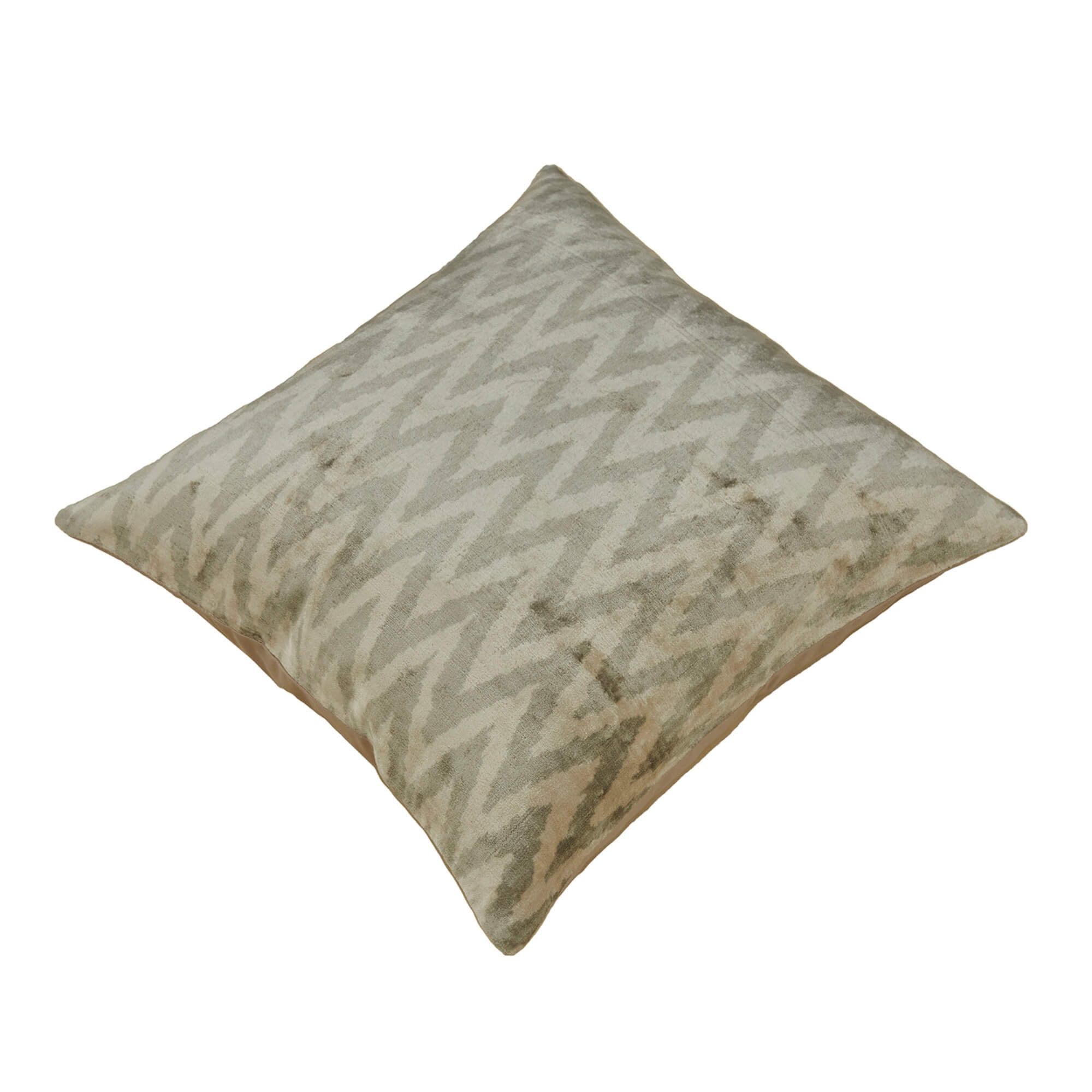 15x15 Pillow, 19x19 Pillow, 23x23 Pillow, Velvet Ikat Cushion, Silk Velvet Cushion Cover