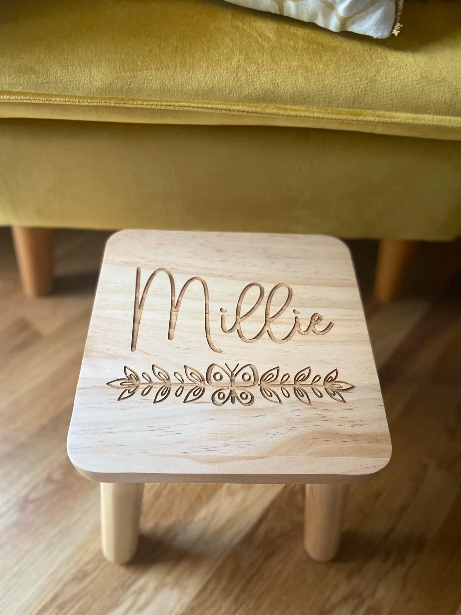 Wooden stools for children 2025