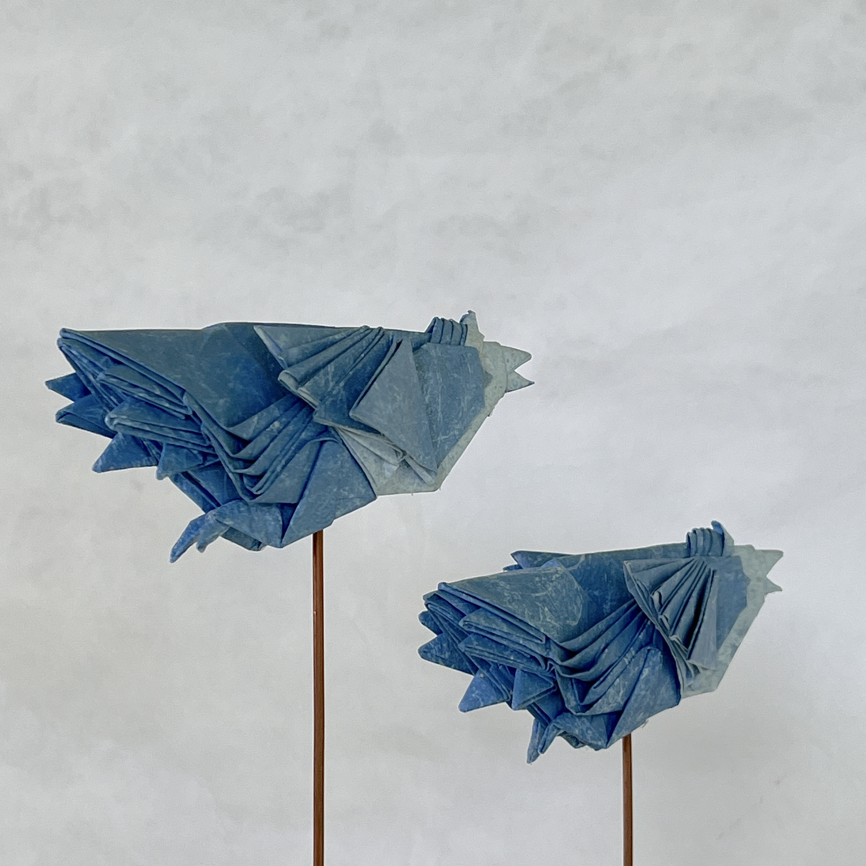 Unity in Flight: Origami Blue Birds - Etsy