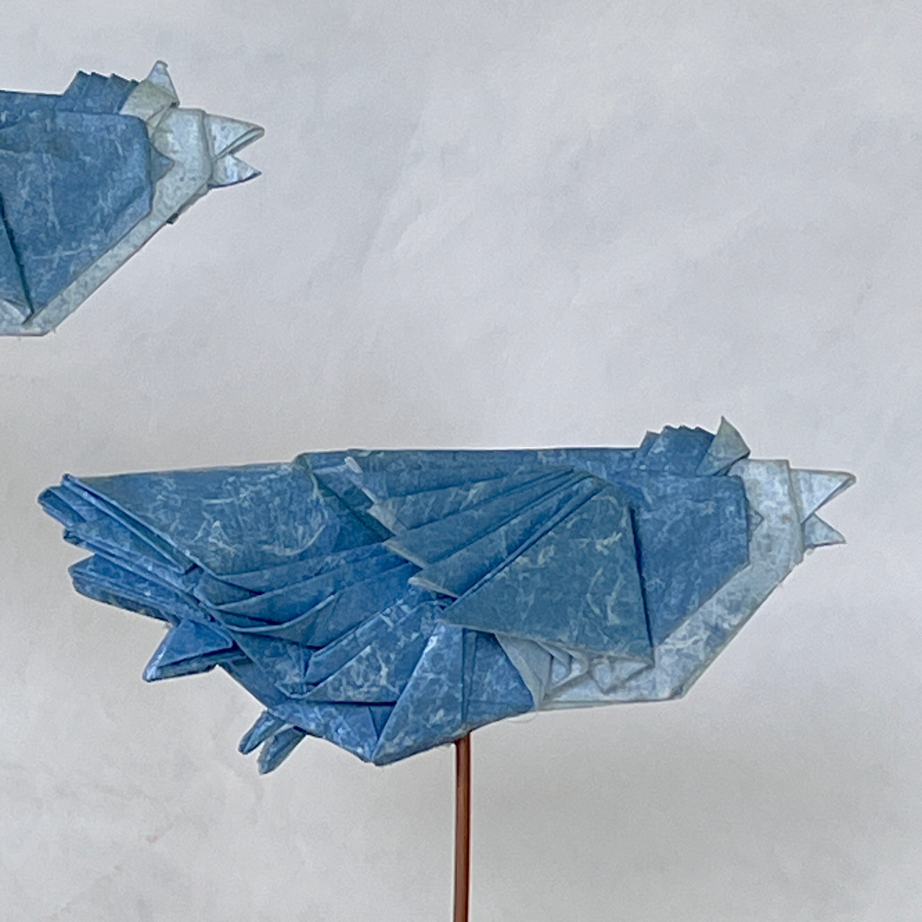 Unity in Flight: Origami Blue Birds - Etsy